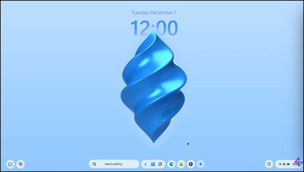 Escritorio del próximo Windows: barra de tareas flotante, buscador central y asistente integrado